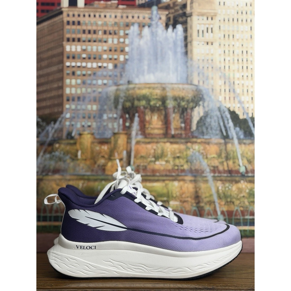 Veloci Ascent Womens Size 7.5 Running Shoes Purple